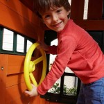 Volan cu Rotire Navigator- galben - accesoriu pentru casute si complexe de exterior Volan cu Rotire Navigator- galben - accesoriu pentru casute si complexe de exterior